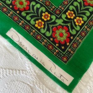 100% wool. 26" square. Made in Italy